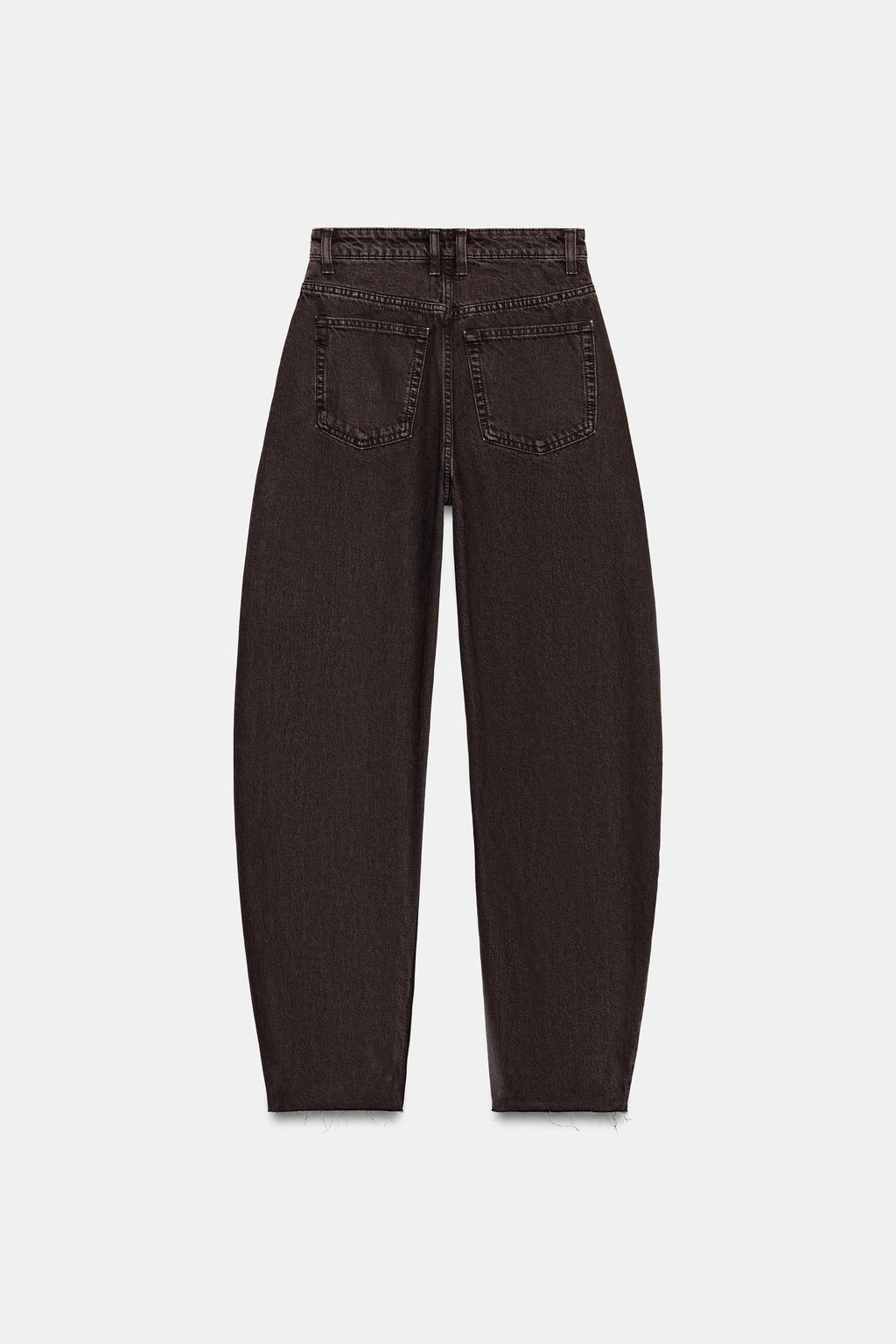 TRF BARREL HIGH-WAIST JEANS - Zara фото 8