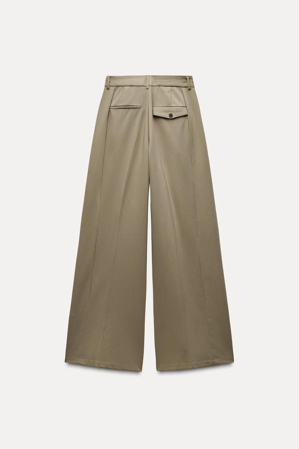 TROUSERS WITH DOUBLE PLEAT - Zara фото 6
