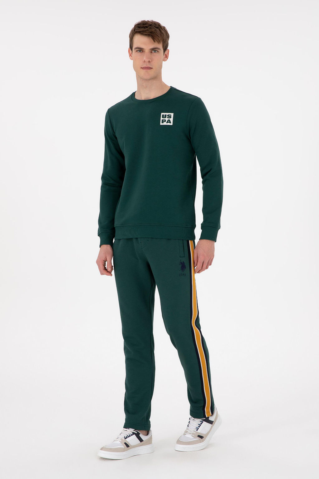 Мужской темно-зеленый свитшот Неожиданная скидка в корзине - U.s. polo assn фото 4