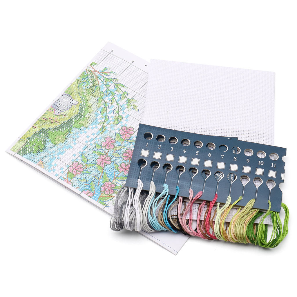 Набор для вышивания Сделай своими руками Н-31 Новоселье. Еноты 14.5 х 16 см фото 3