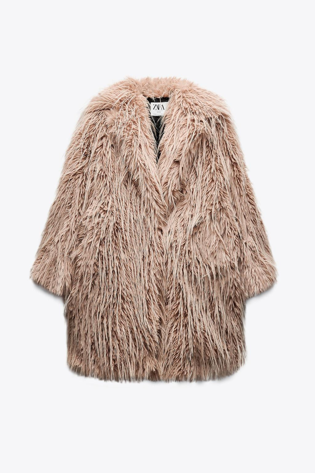 FAUX FUR COAT - LIMITED EDITION - Zara фото 6