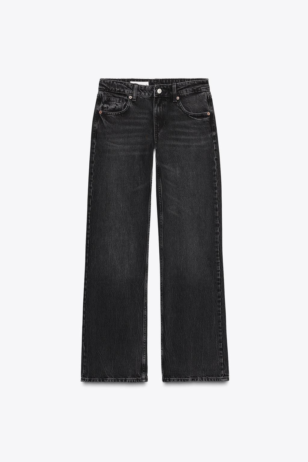 TRF WIDE-LEG LOW-RISE JEANS - Zara фото 16