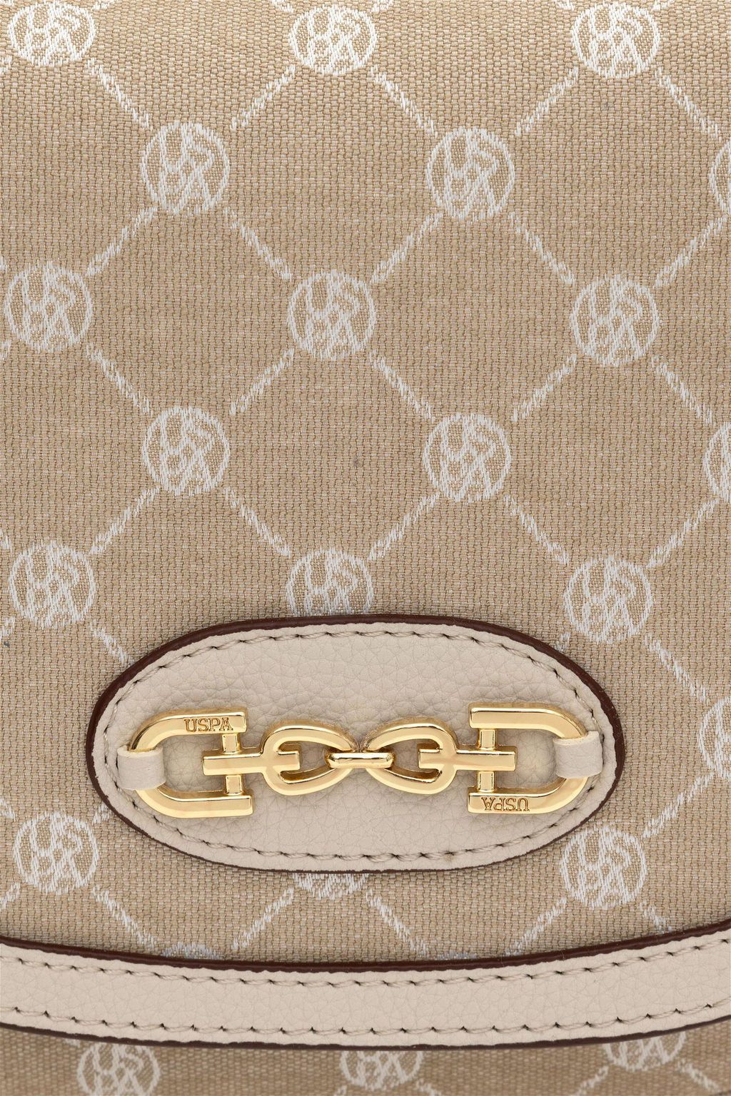 Женская бежевая сумка через плечо Неожиданная скидка в корзине - U.s. polo assn фото 6