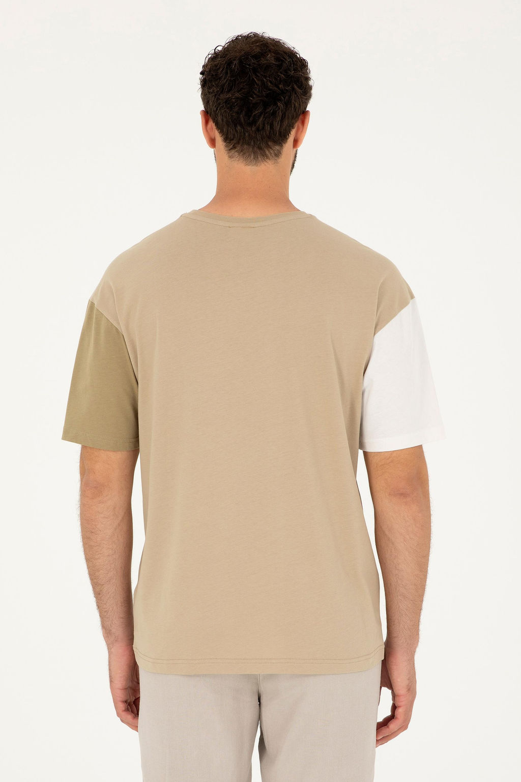 Мужская футболка светло-хаки Неожиданная скидка в корзине - U.s. polo assn фото 5