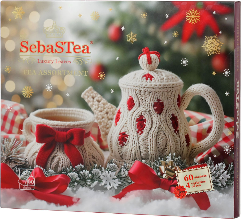 SebaSTea. Новый год. Still Life (красный) карт.упаковка, 60 пак.