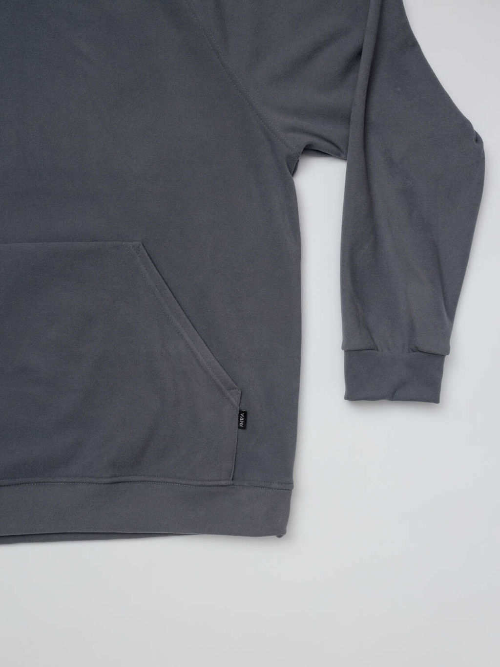 Толстовка с капюшоном Velours, графит - Knitka wear фото 2