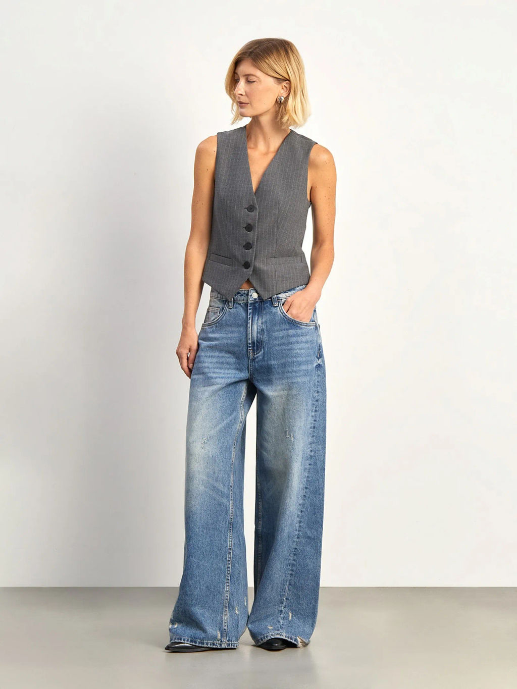 ДЕМКА / Джинсы Loose Fit 378 - Emka фото 2