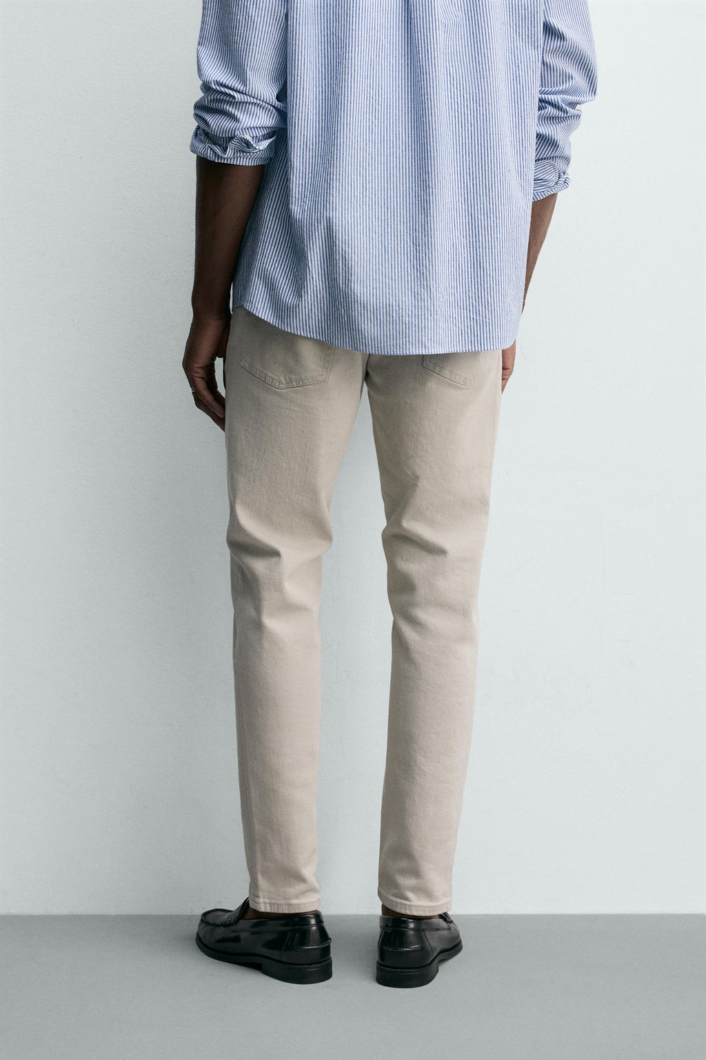 JEANS SLIM FIT B?SICO / Crudo - Zara фото 3