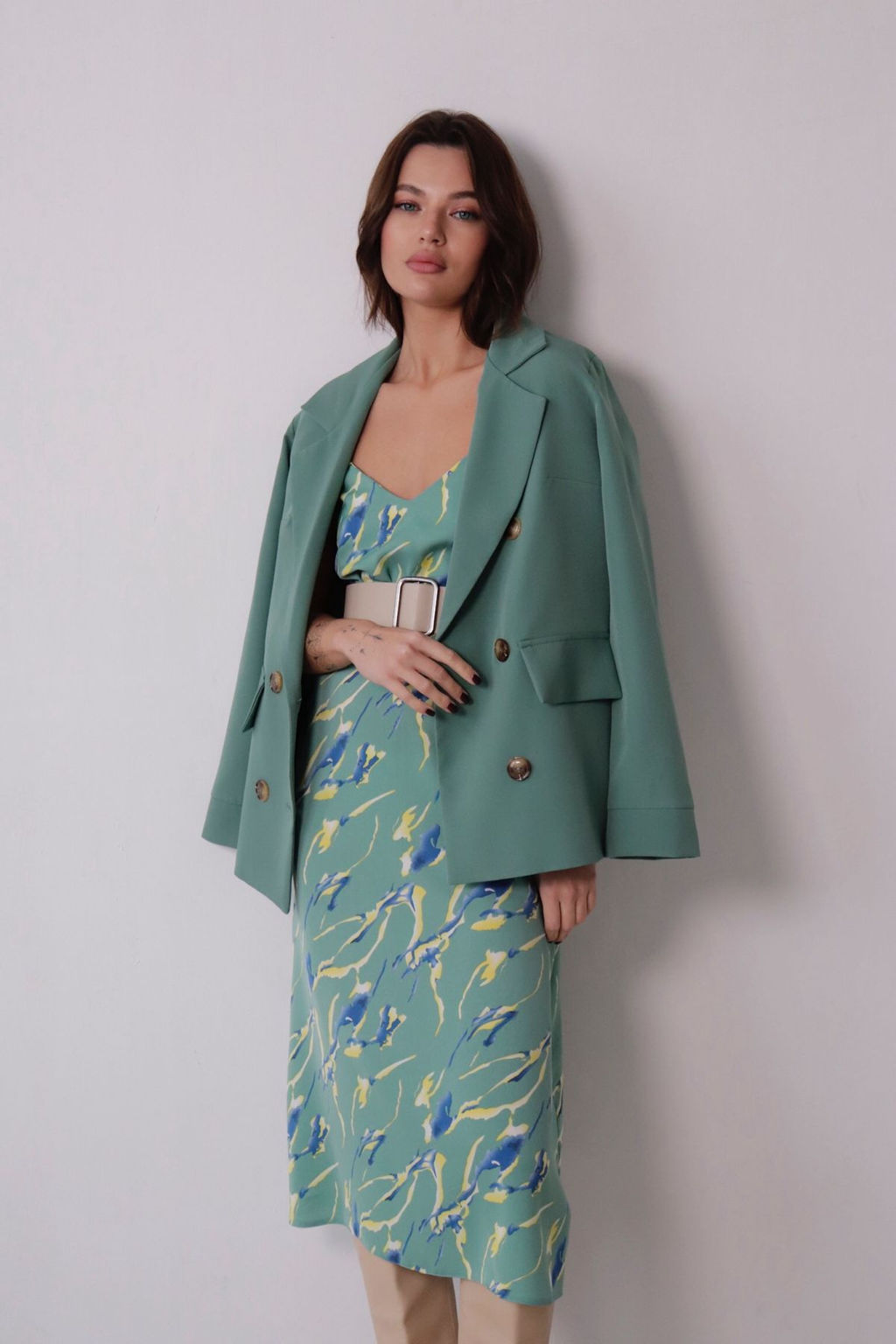 Платье-комбинация в бельевом стиле - Martichelli фото 155