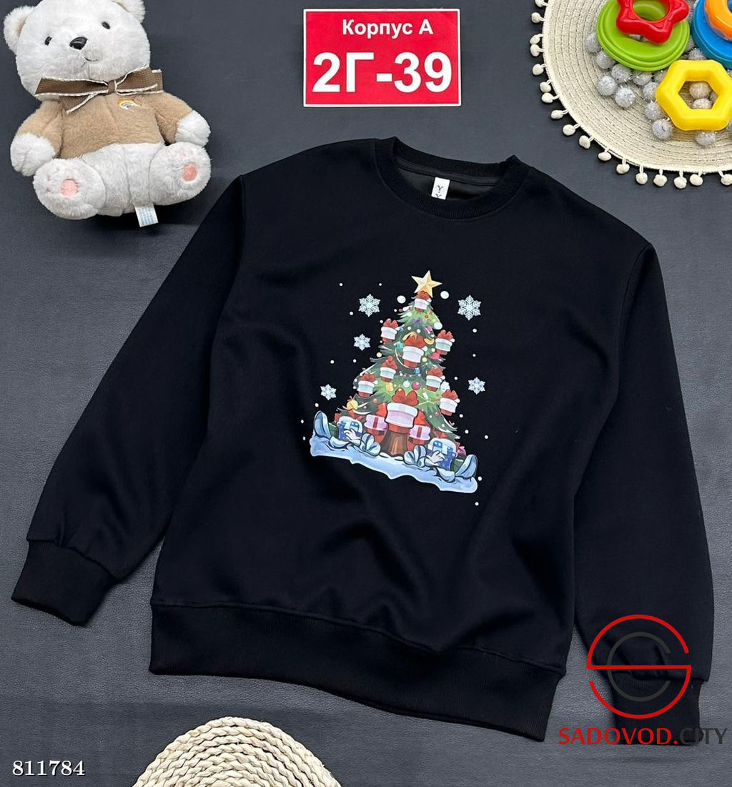 Кофта новогодняя с принтом - Bruno фото 3