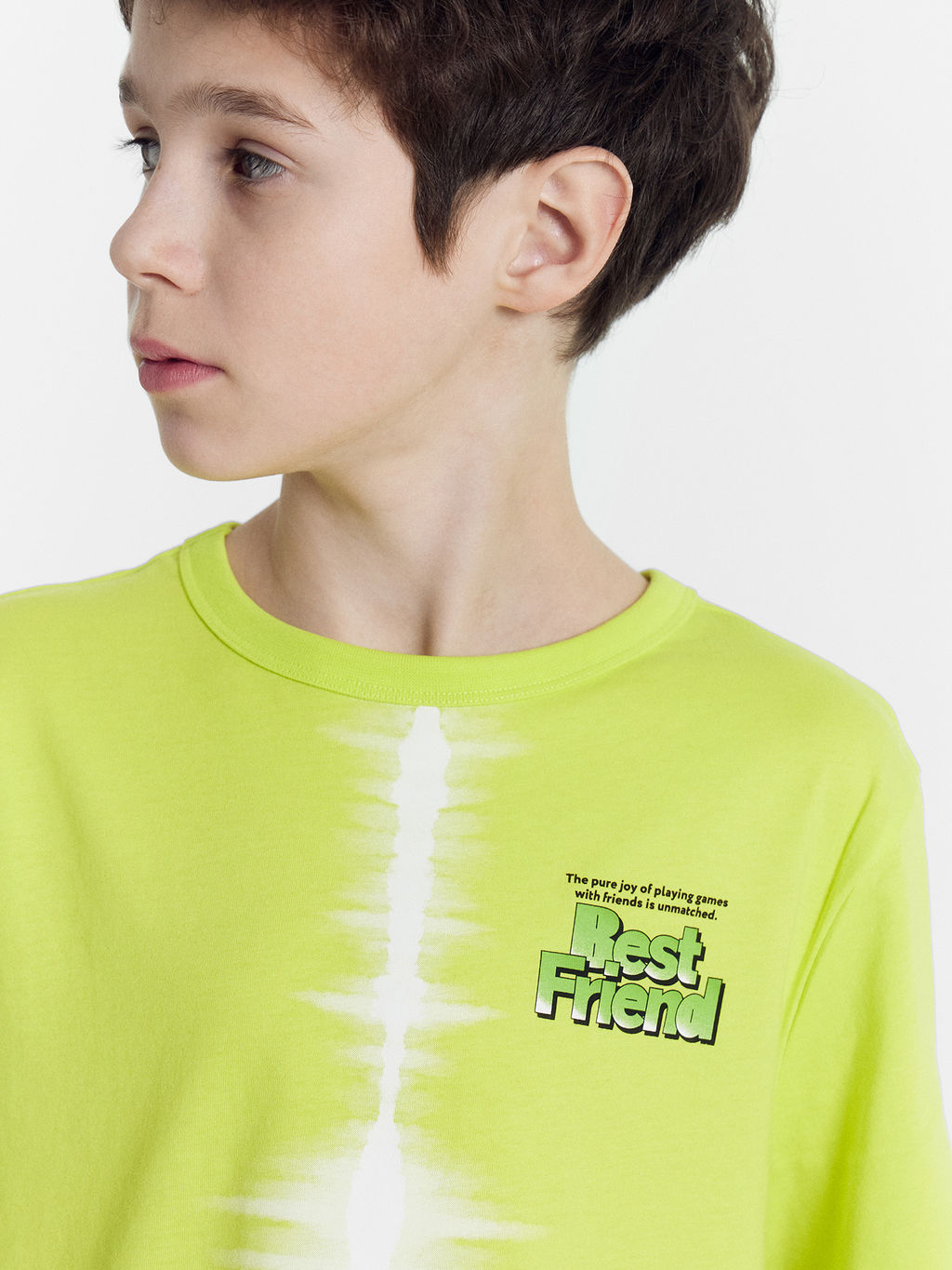 Футболка для мальчиков салатовая с печатью - Mark formelle фото 7