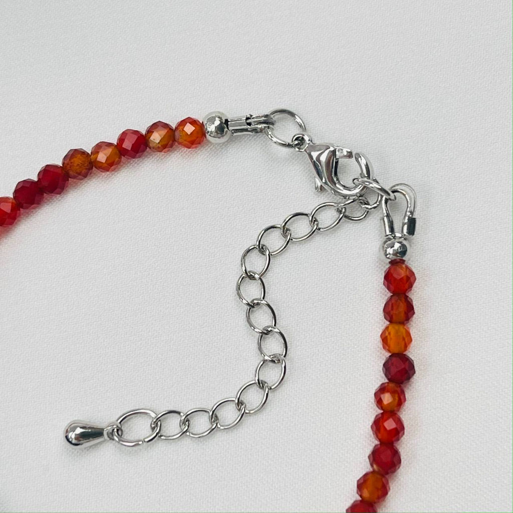 Браслет из Сердолика и Содалита - Радуга самоцветов фото 4