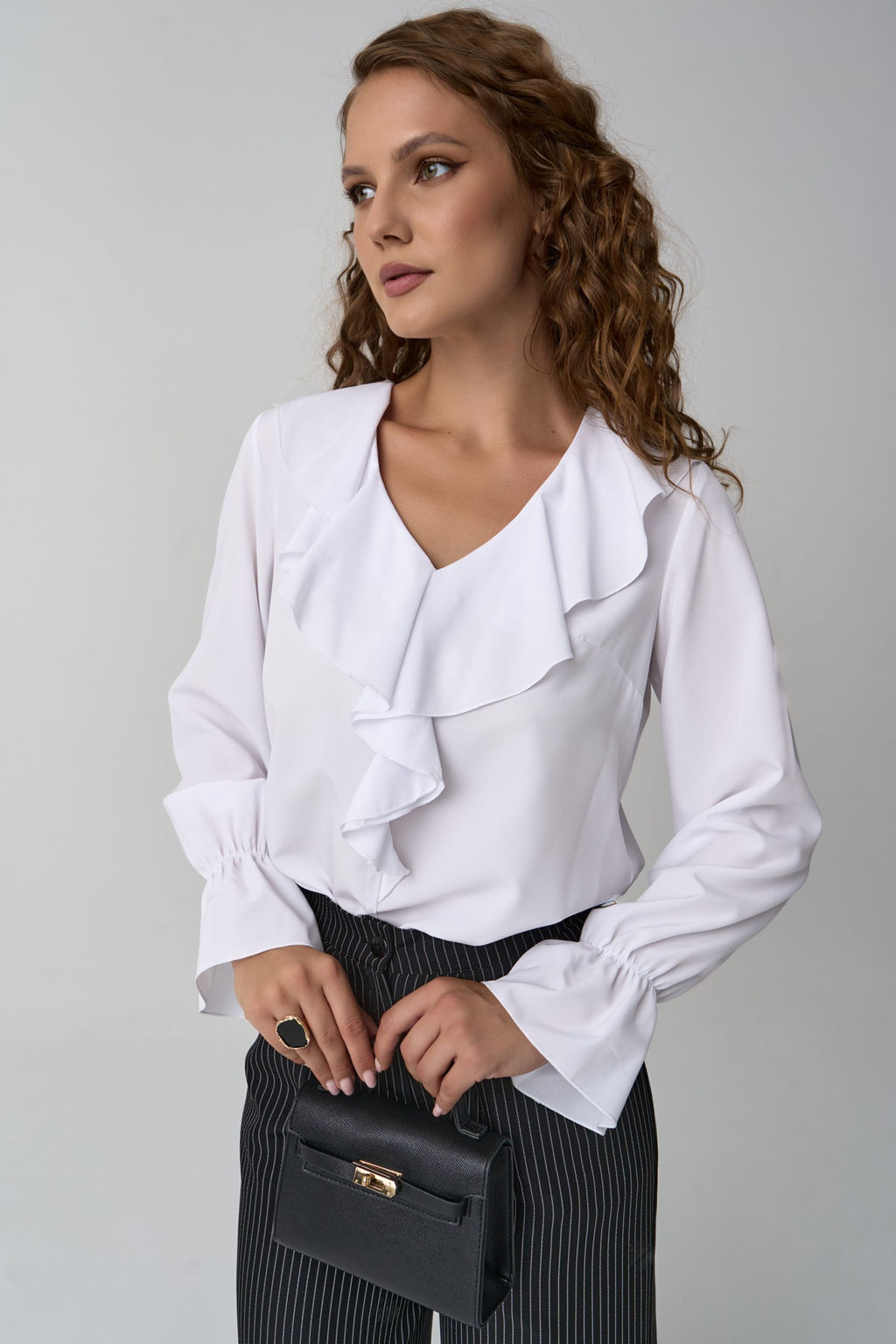 Блузка Мишель (белый) - Эльза фото 15