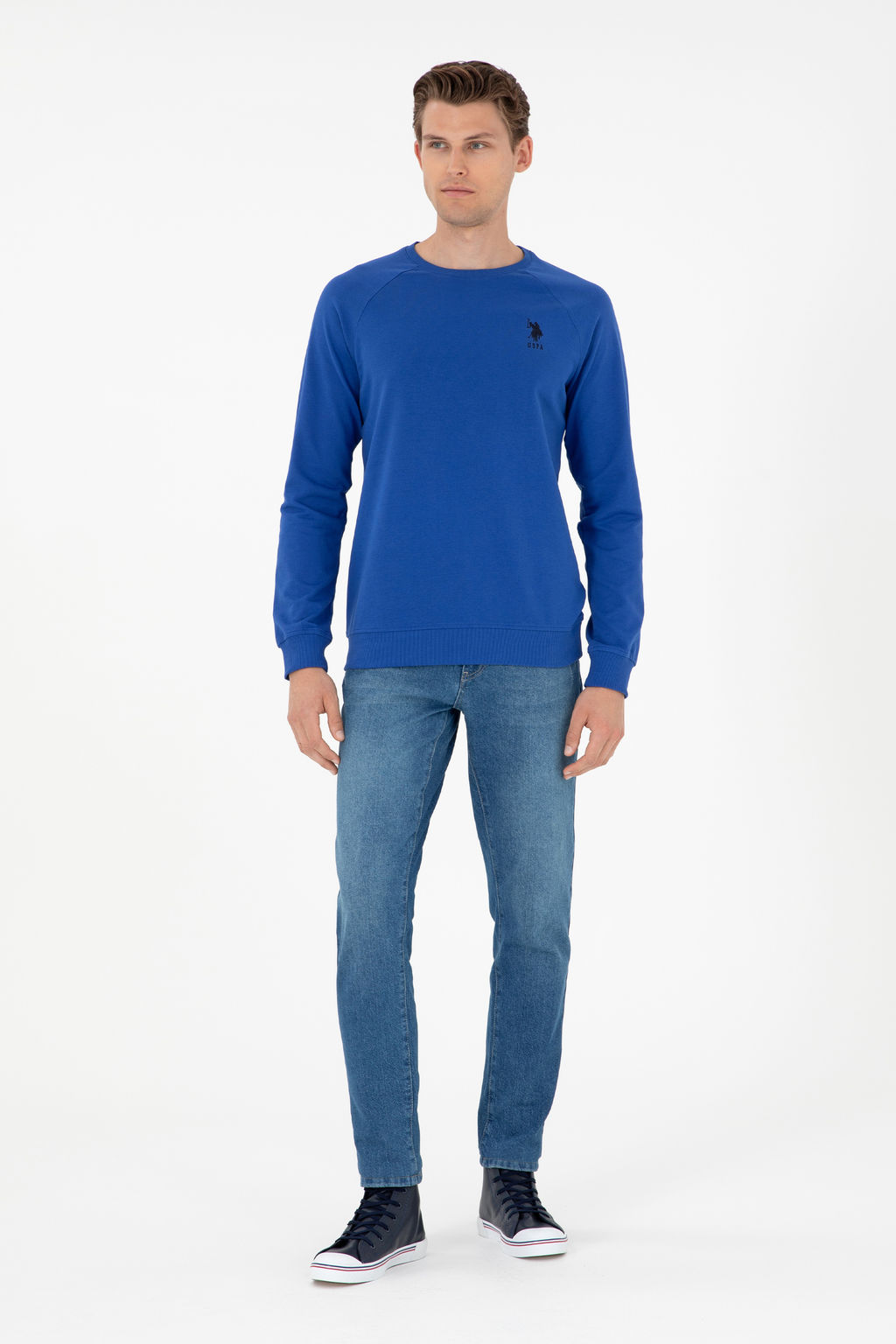 Erkek Saks Basic Sweatshirt - U.s. polo assn фото 4