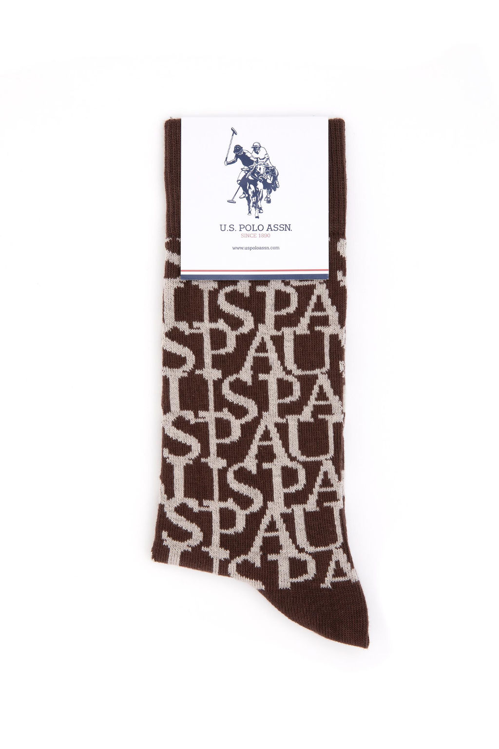 Мужские коричневые носки Неожиданная скидка в корзине - U.s. polo assn фото 4