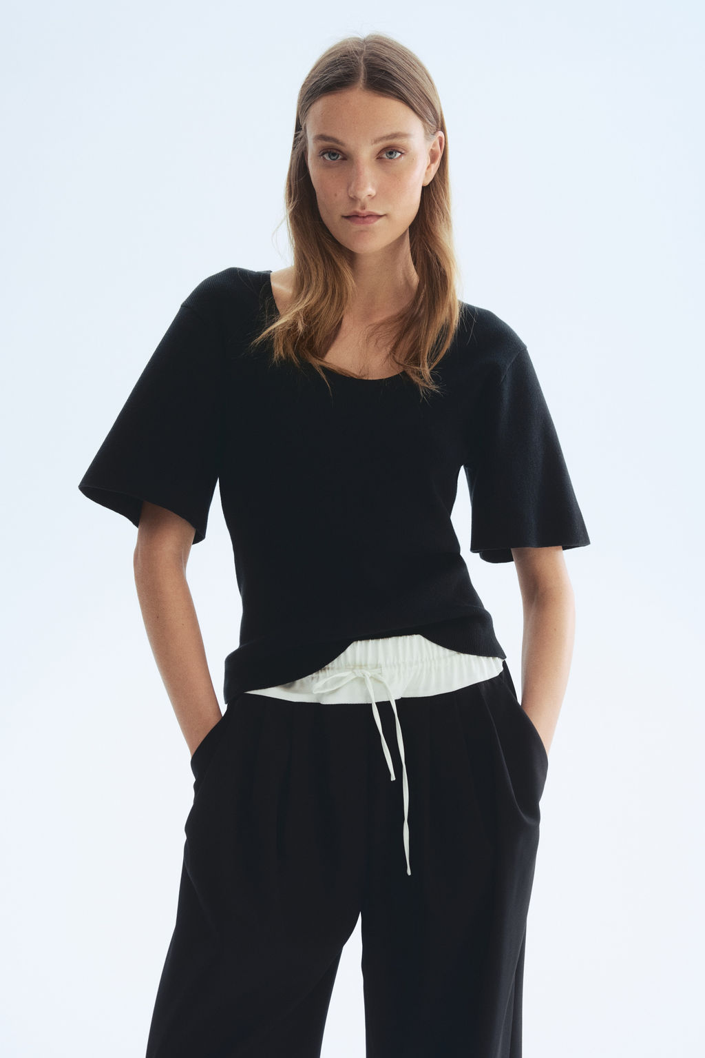 Camiseta en punto fino - H&m фото 4