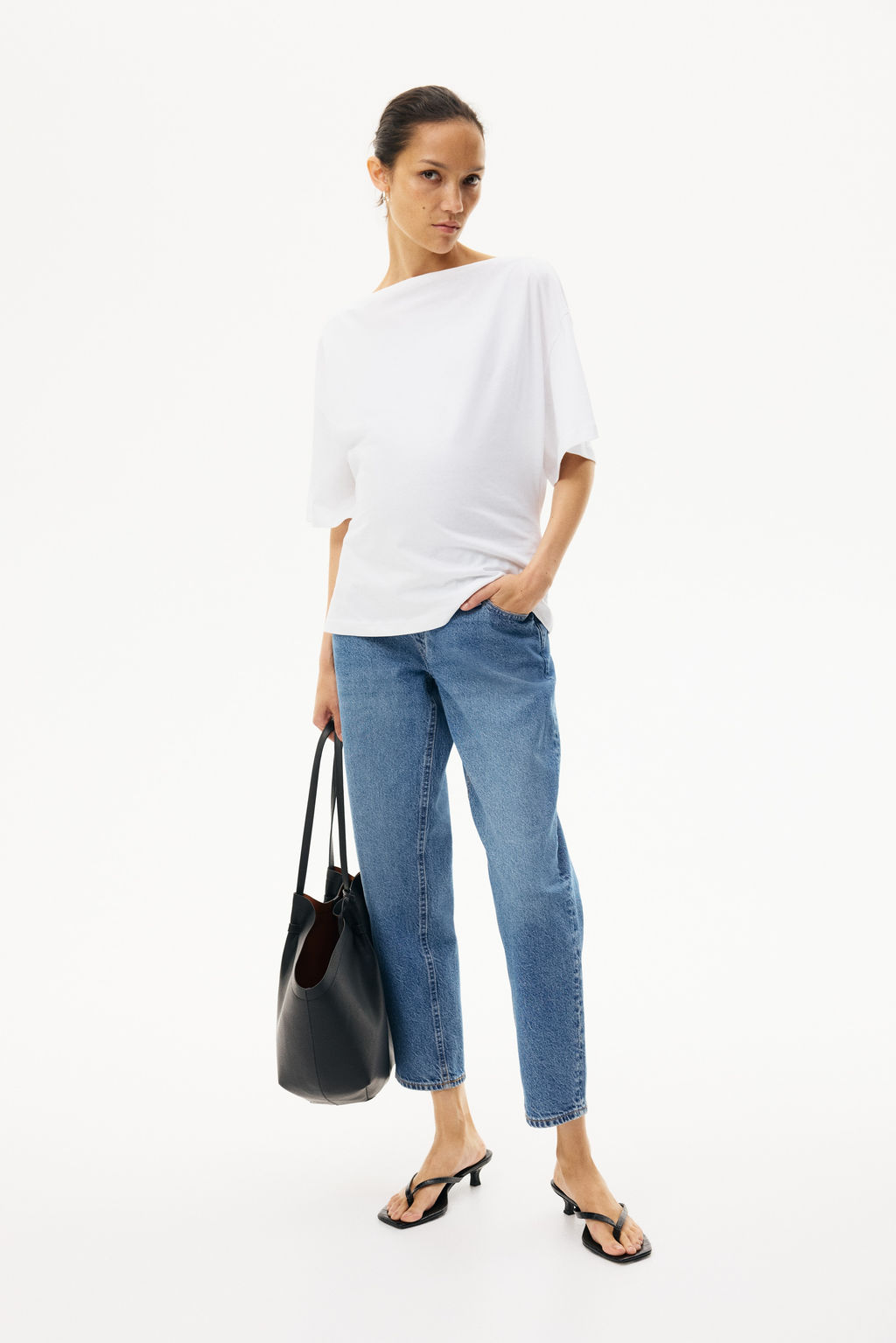 MAMA Slim Mom Ankle Jeans - H&m фото 10