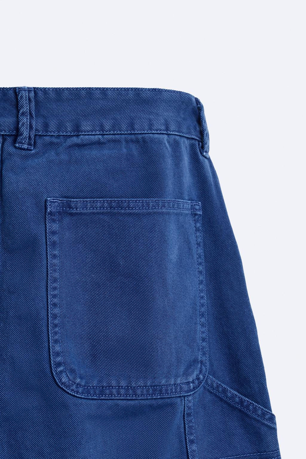 FADED CARPENTER TROUSERS WITH POCKET - Zara фото 10