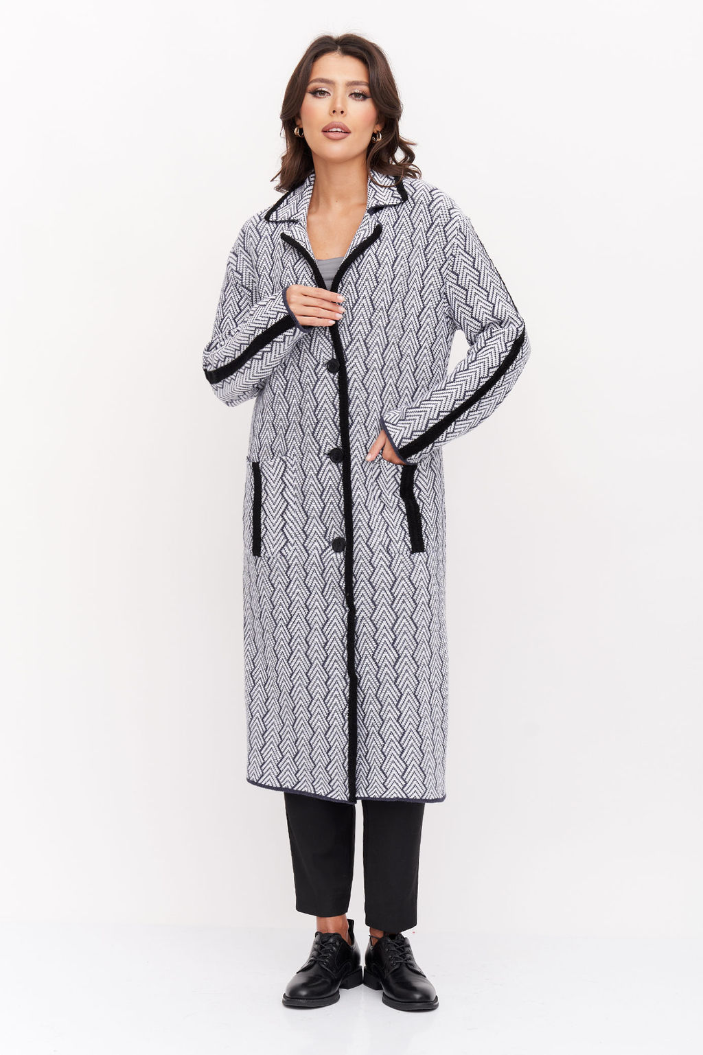 Кардиган Д 3275/джинс (2235) - Текстильная мануфактура фото 2