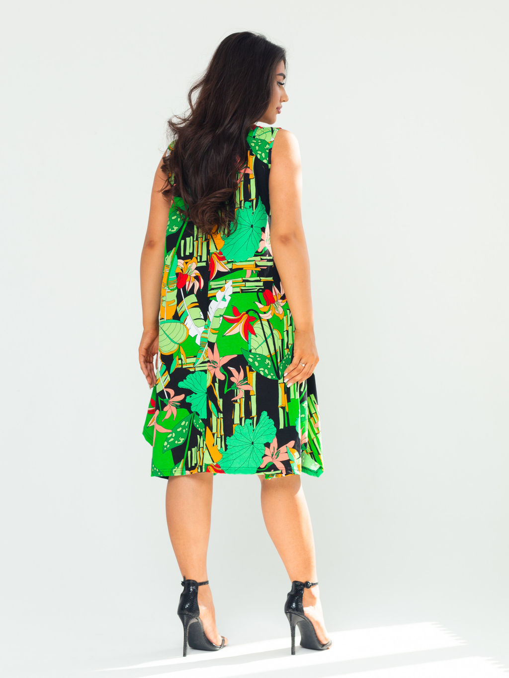 Сарафан женский кулирка ОЛИВИЯ ЗЕЛЕНЬ - Domtrik Домашний трикотаж фото 3