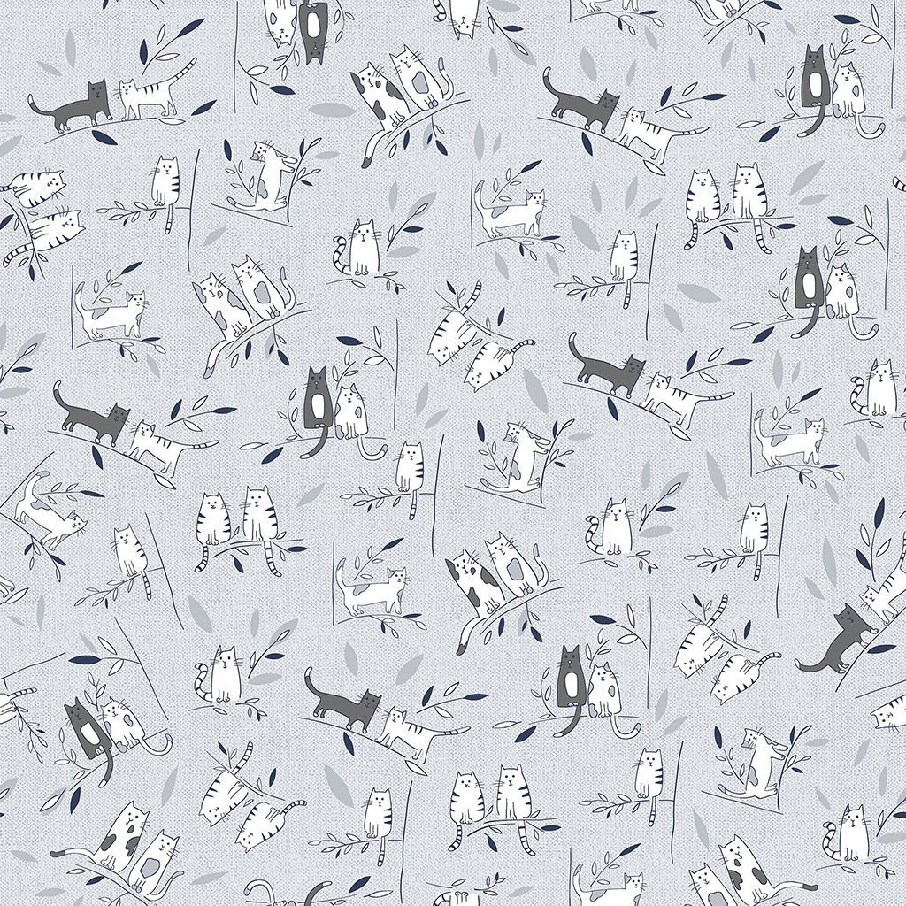 Скатерть 145х145см Мы котики, длина стола до 110см, на 4 персоны, рогожка 186г/м2, хлопок 100%, упаковка классическая 28х41см, Домашняя мода (Россия)  фото 2