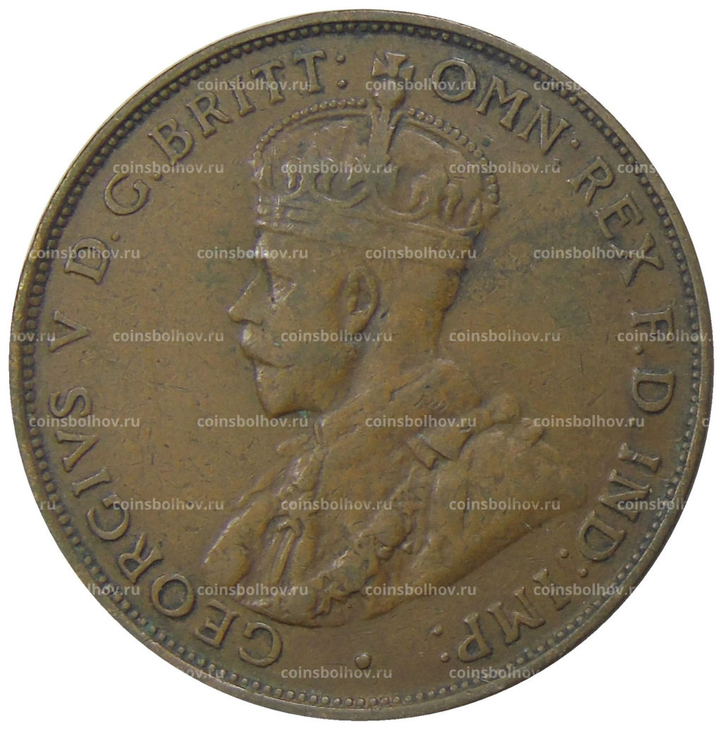 1 пенни 1933 года Австралия