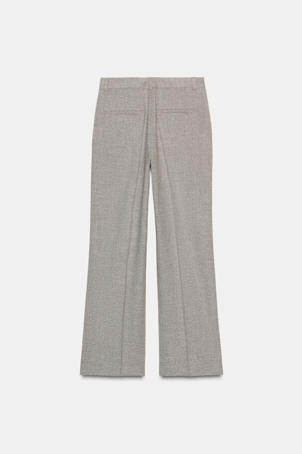 TEXTURED RUSTIC STRAIGHT-LEG TROUSERS - Zara фото 7