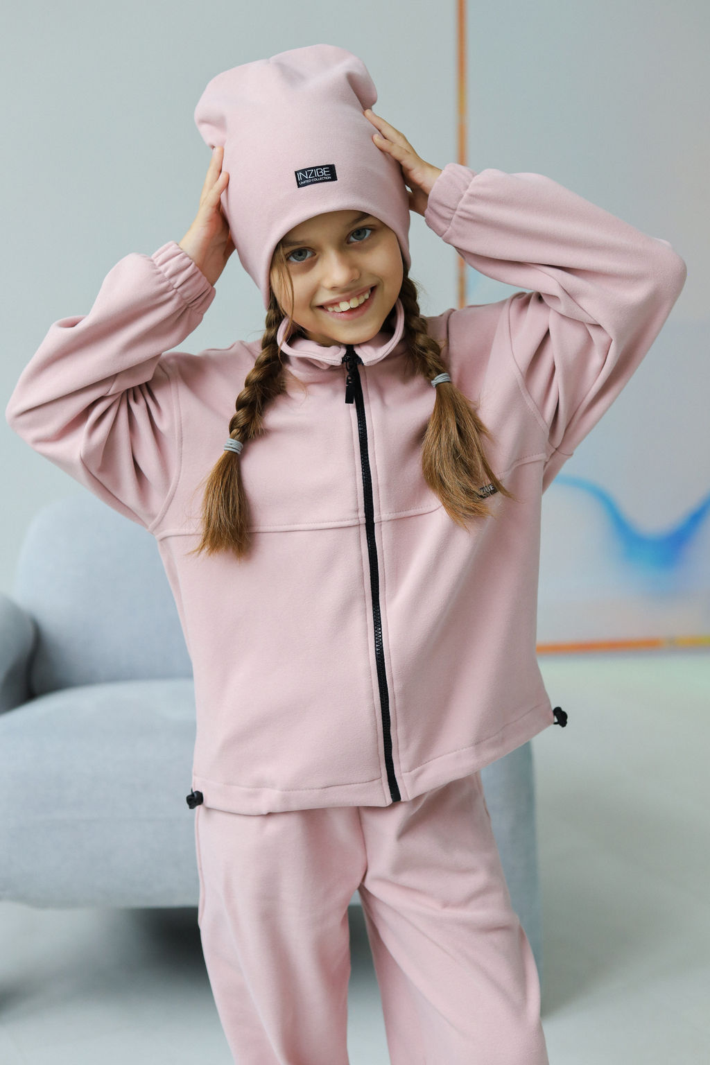 Кофта Brush, пудра - Inzibe фото 4