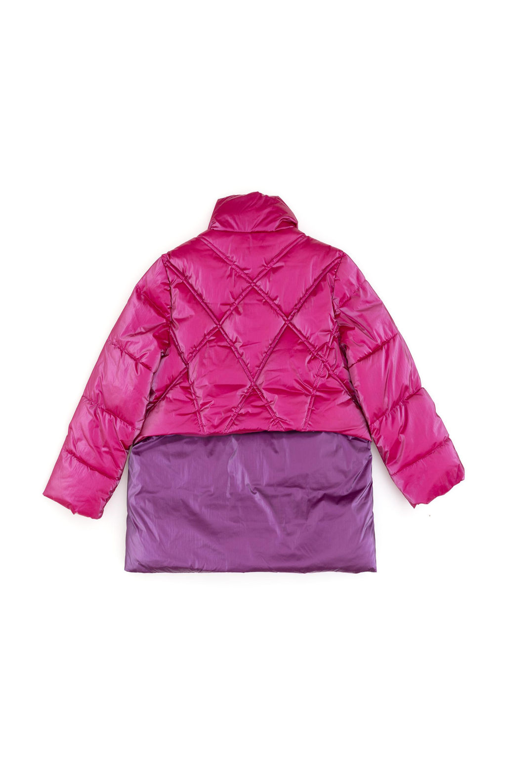 Пальто цвета фуксии для девочки - U.s. polo assn фото 2