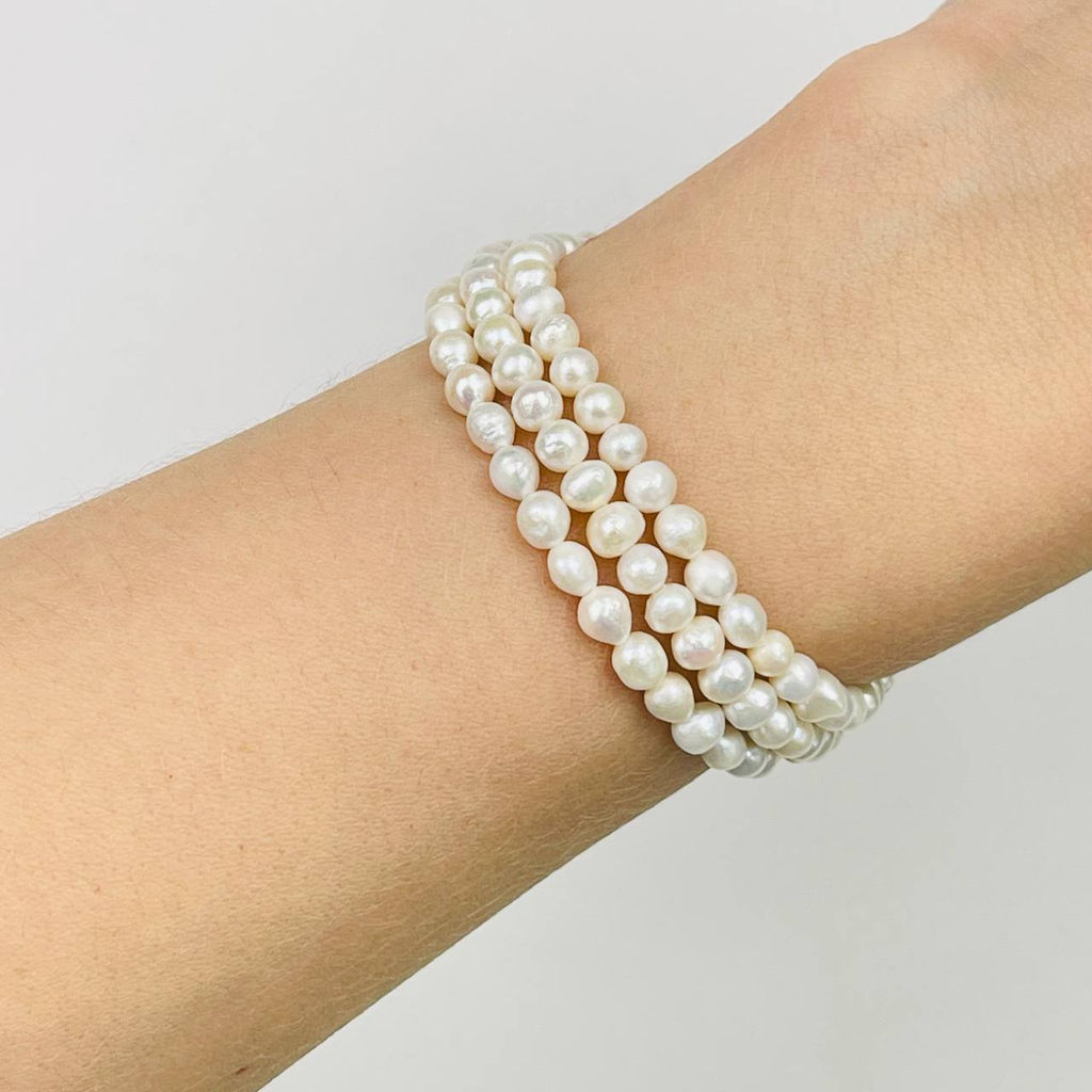 Бусины для украшений из белого Жемчуга 38 см