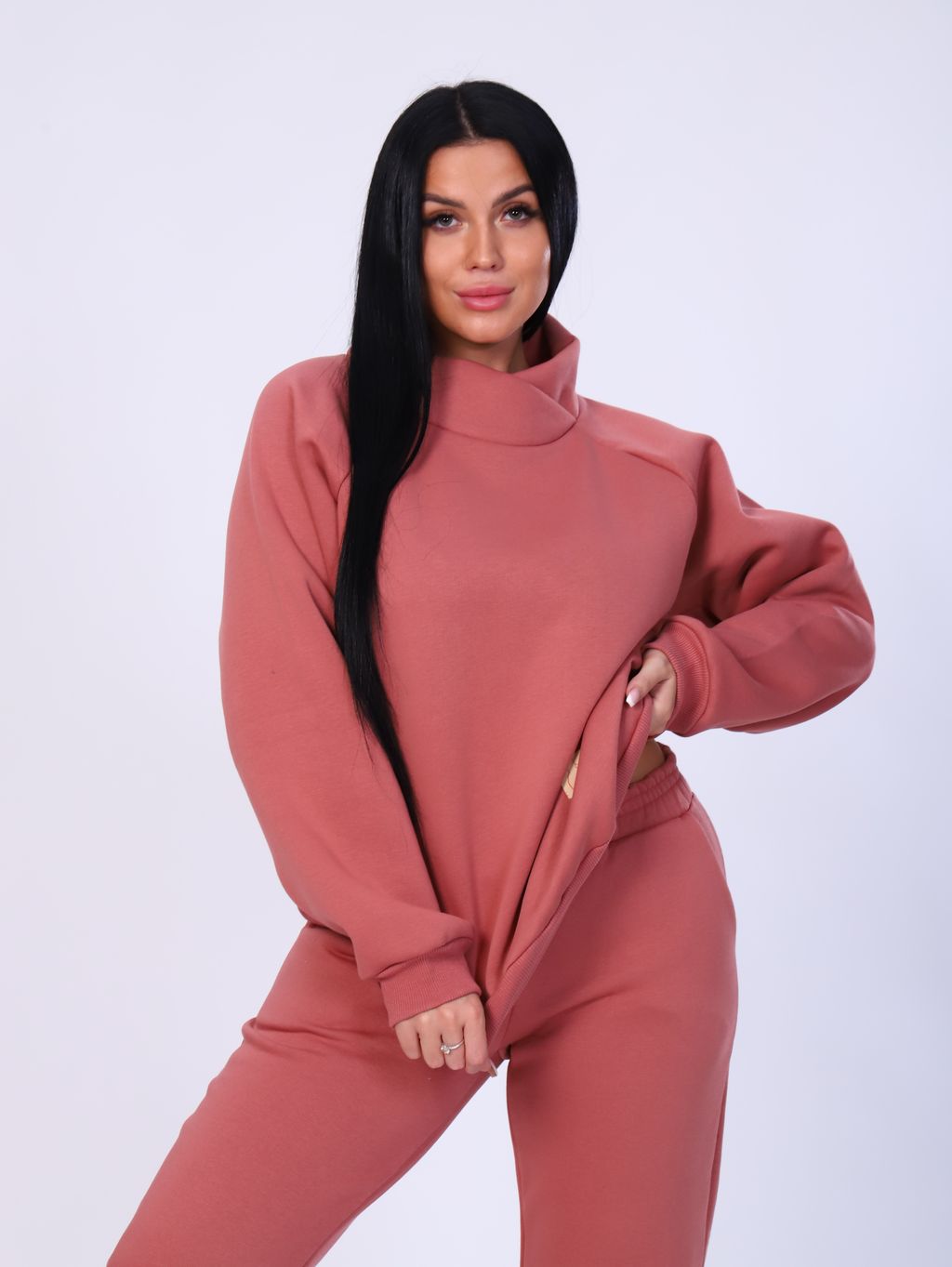 М343 Костюм Олимпия без капюшона (коричневый) - Иванушка-трикотаж фото 12