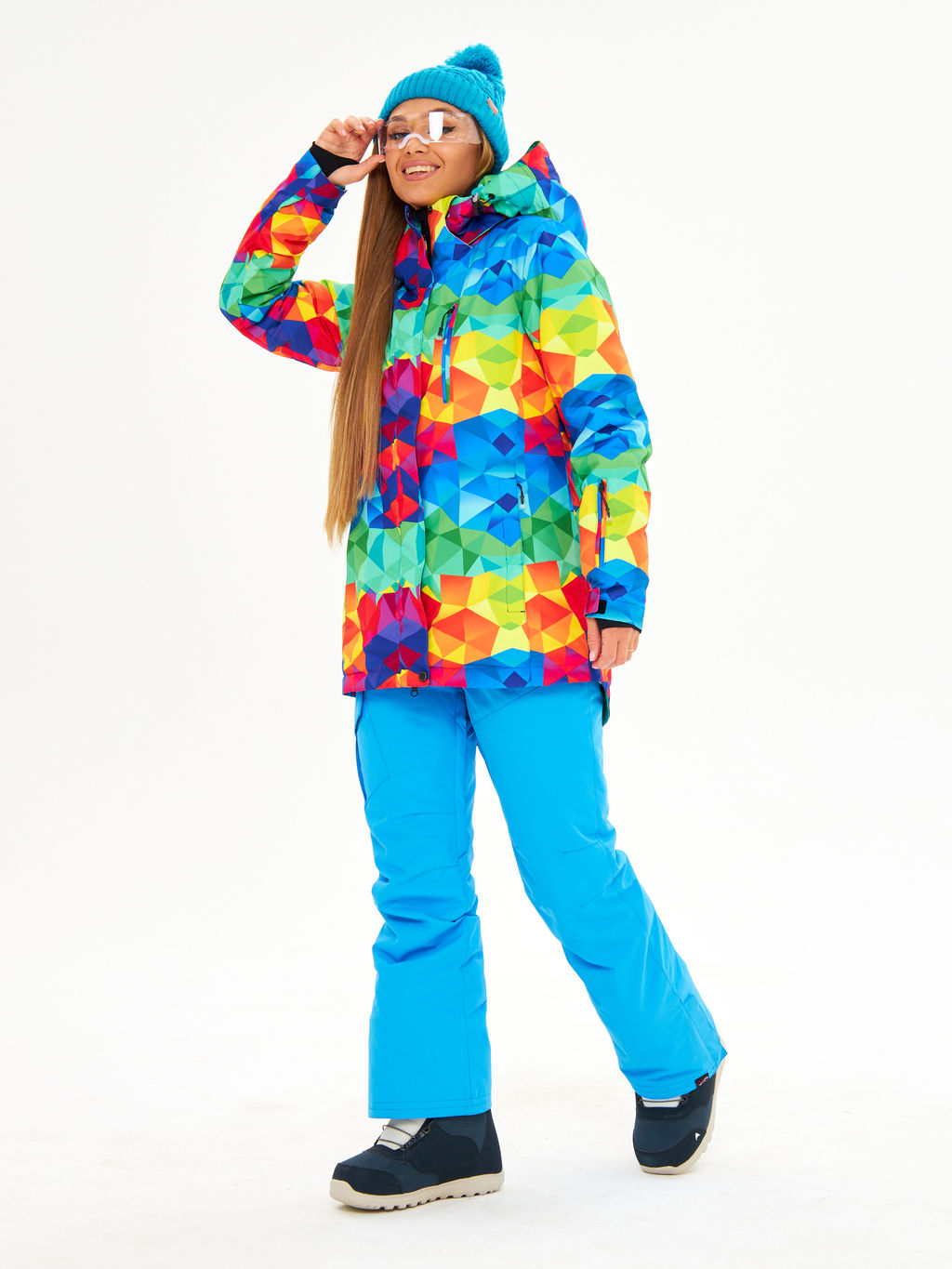 Женская горнолыжная сноубордическая куртка Alpha Endless Ultra Chaleur SNB 423/316_6 Разноцветный  фото 39