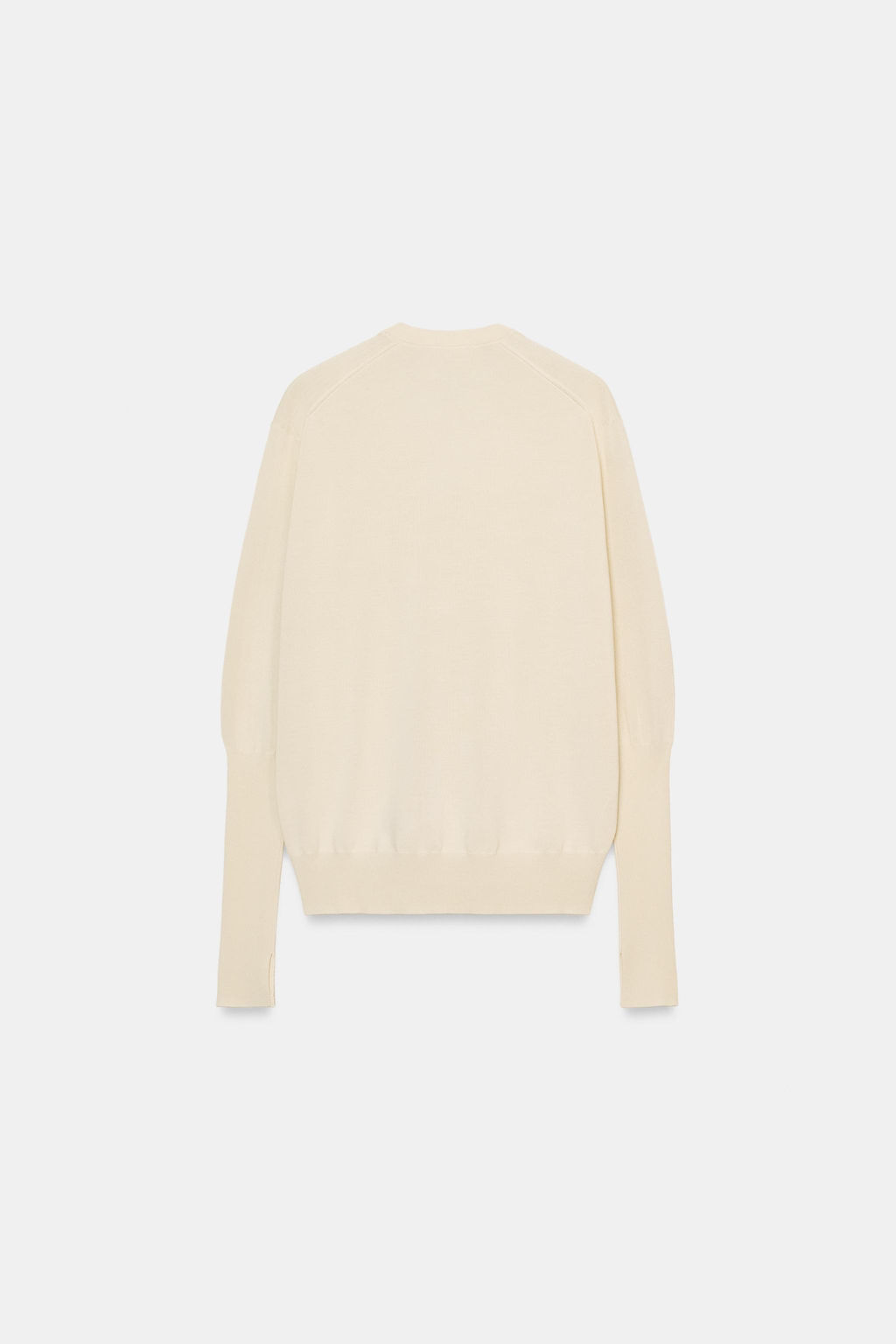 EXTRA-FINE KNIT V-NECK JUMPER - Zara фото 8