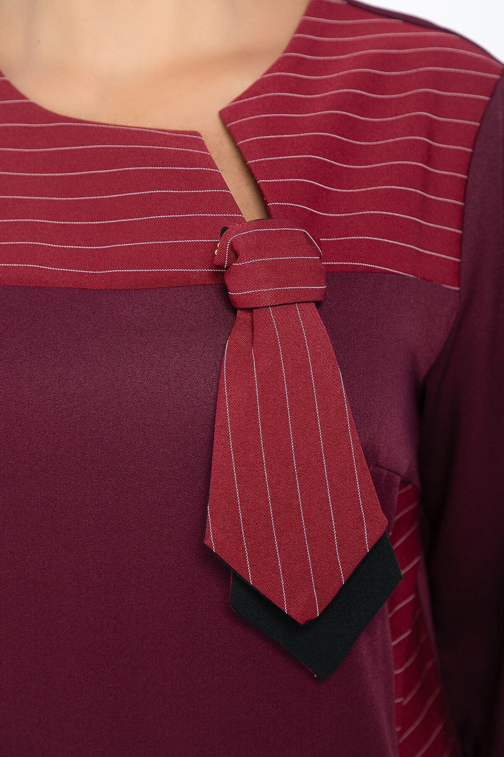 Платье Важная встреча (бордовое) П11423 - Lt collection фото 3