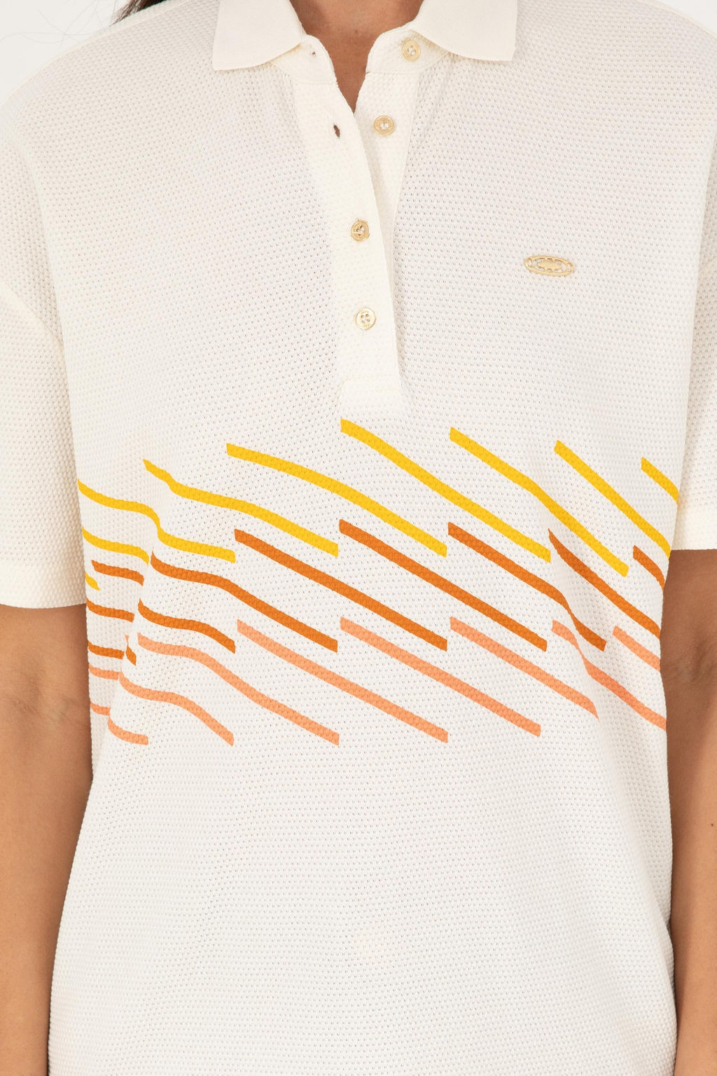 Женская футболка цвета экрю Неожиданная скидка в корзине - U.s. polo assn фото 6