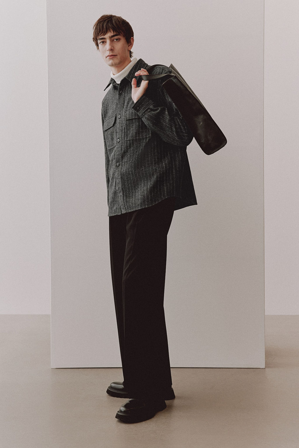 Sobrecamisa de fieltro Regular Fit - H&m фото 3