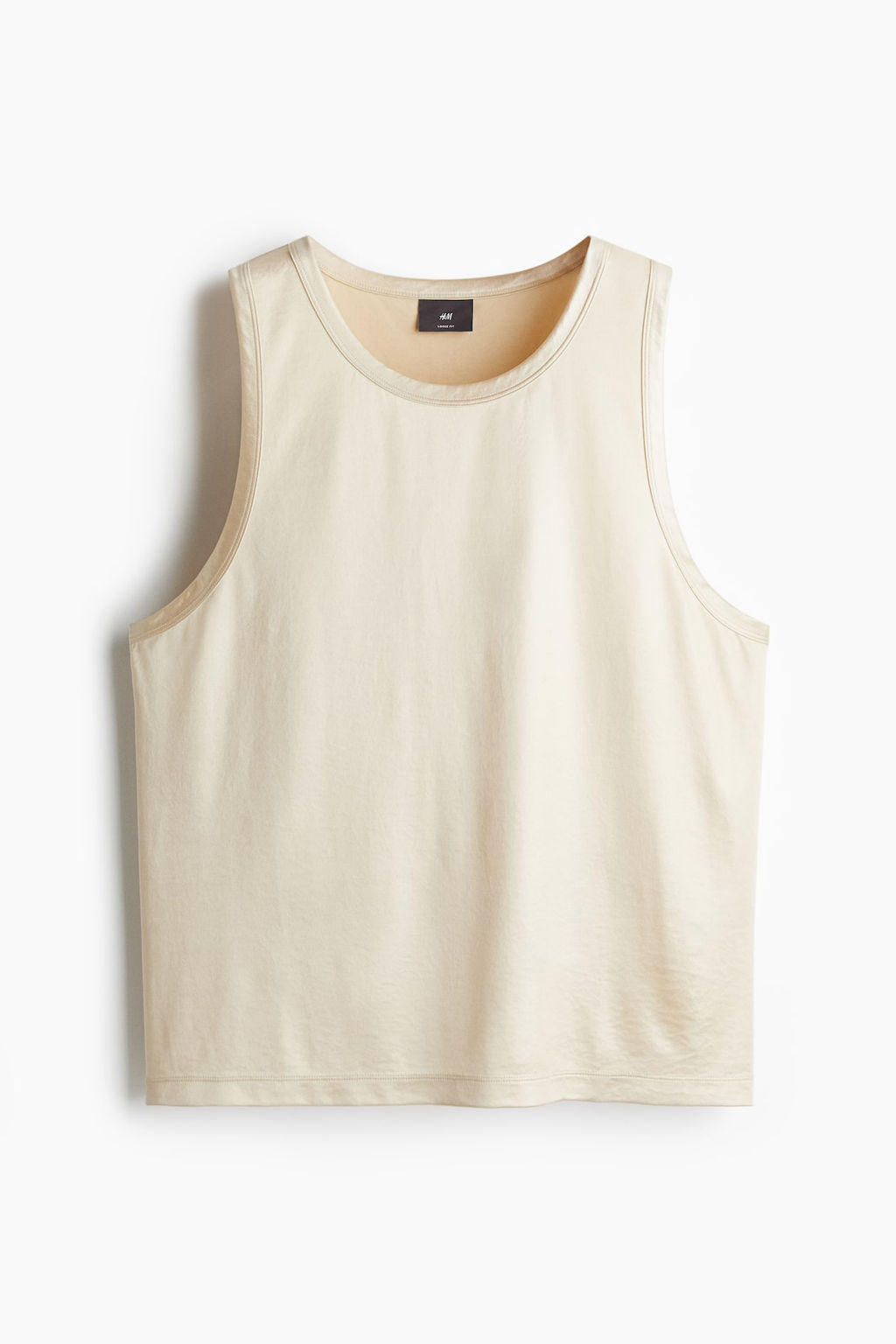 Camiseta de deporte satinada sin mangas Loose Fit - H&m фото 4