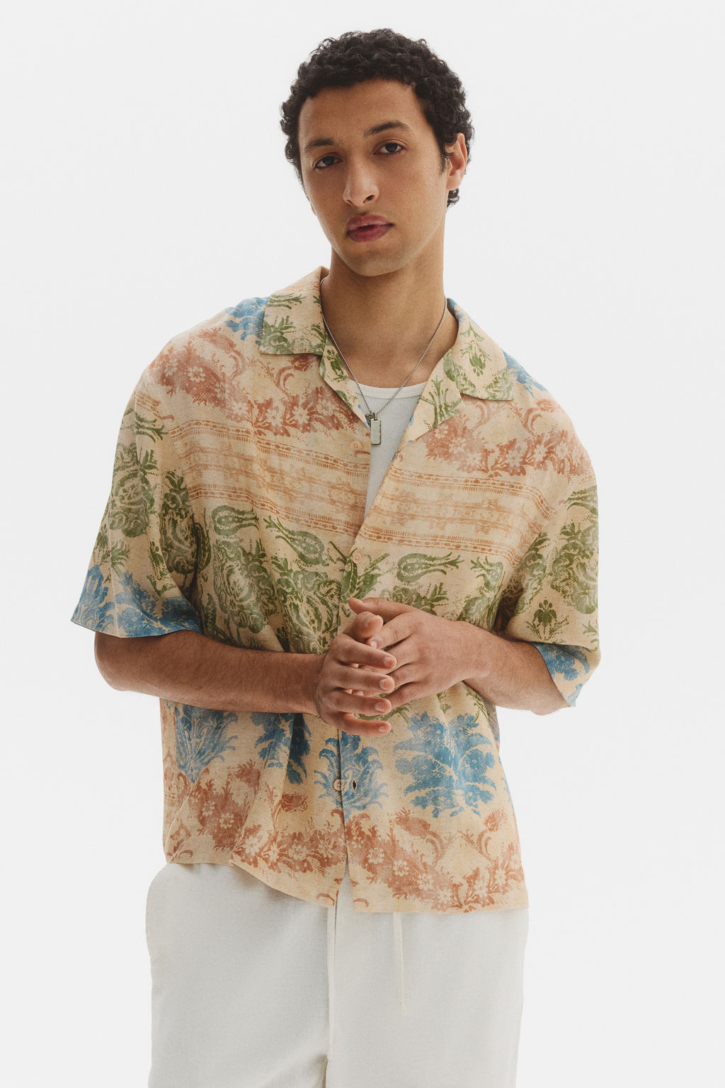 Camisa resort estampada Regular Fit - H&m фото 2