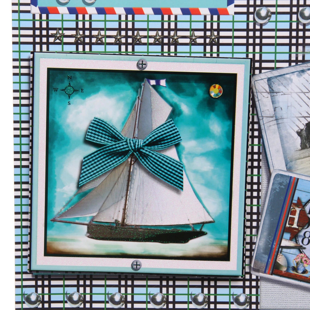 Цена за 12 шт. Пакет подарочный "Винтаж" 31*42*12 см, микс