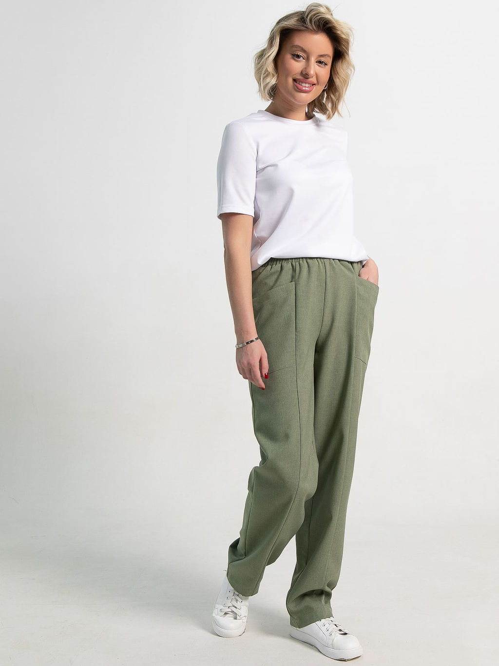 Брюки Кения (оливка) Б15256-19М