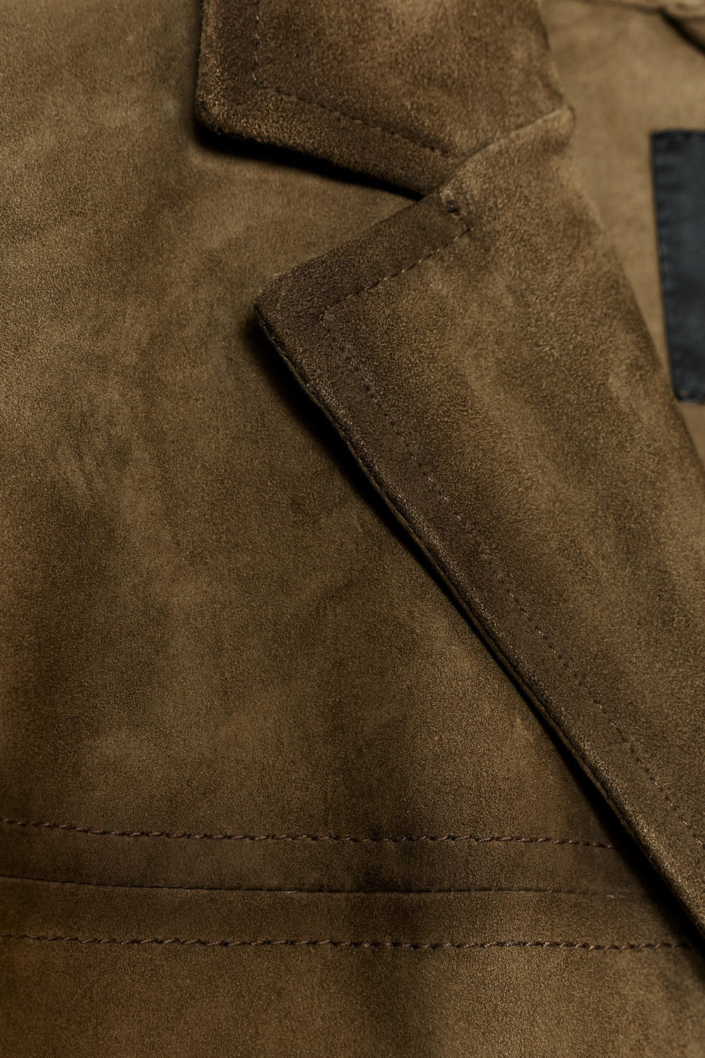 OVERSIZE 100% SUEDE LEATHER BLAZER ZW COLLECTION LIMITED EDITION - Zara фото 6
