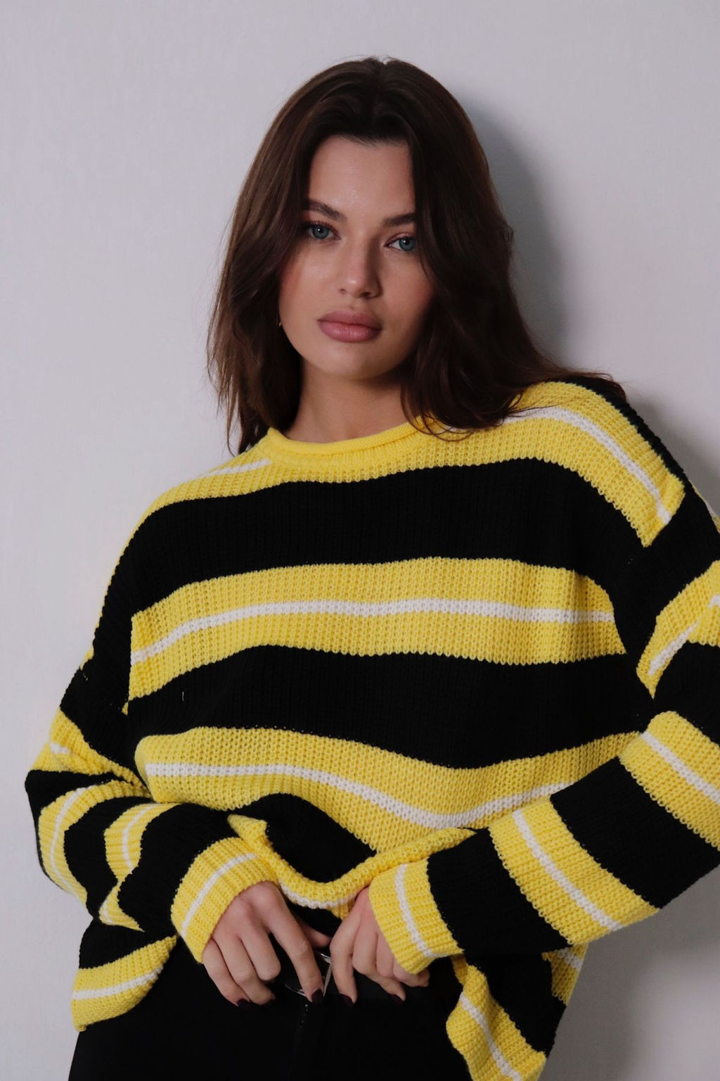 10710 Джемпер жёлто-чёрный - Martichelli фото 15