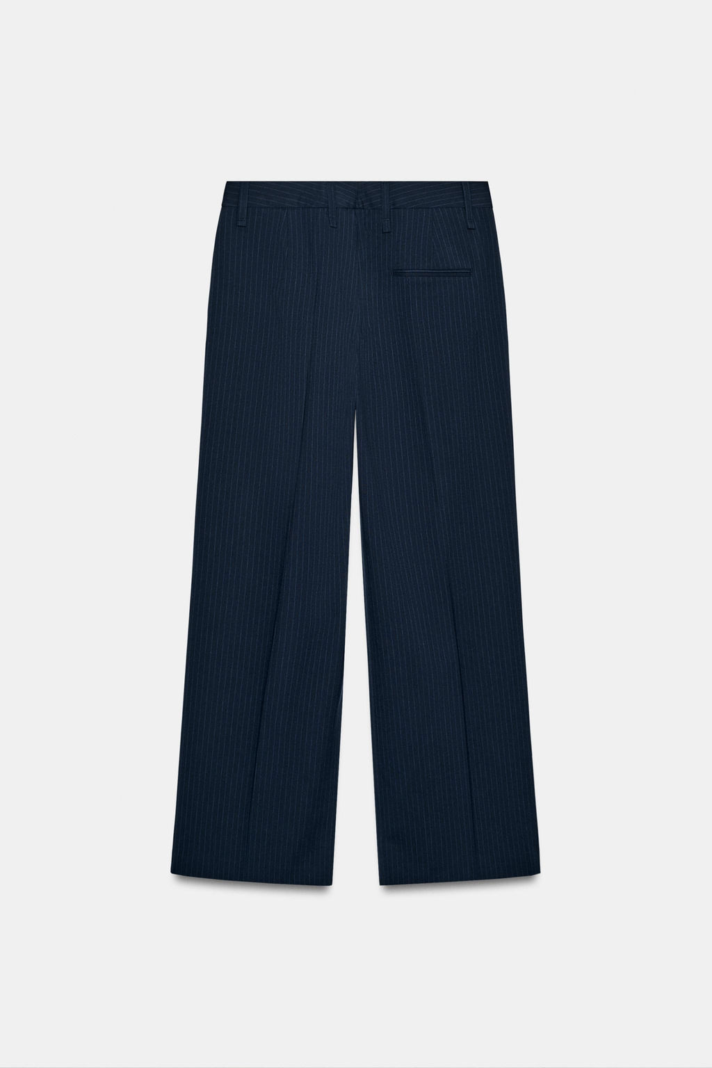 STRIPED TROUSERS WITH BUTTONS AT HEM ZW COLLECTION - Zara фото 6