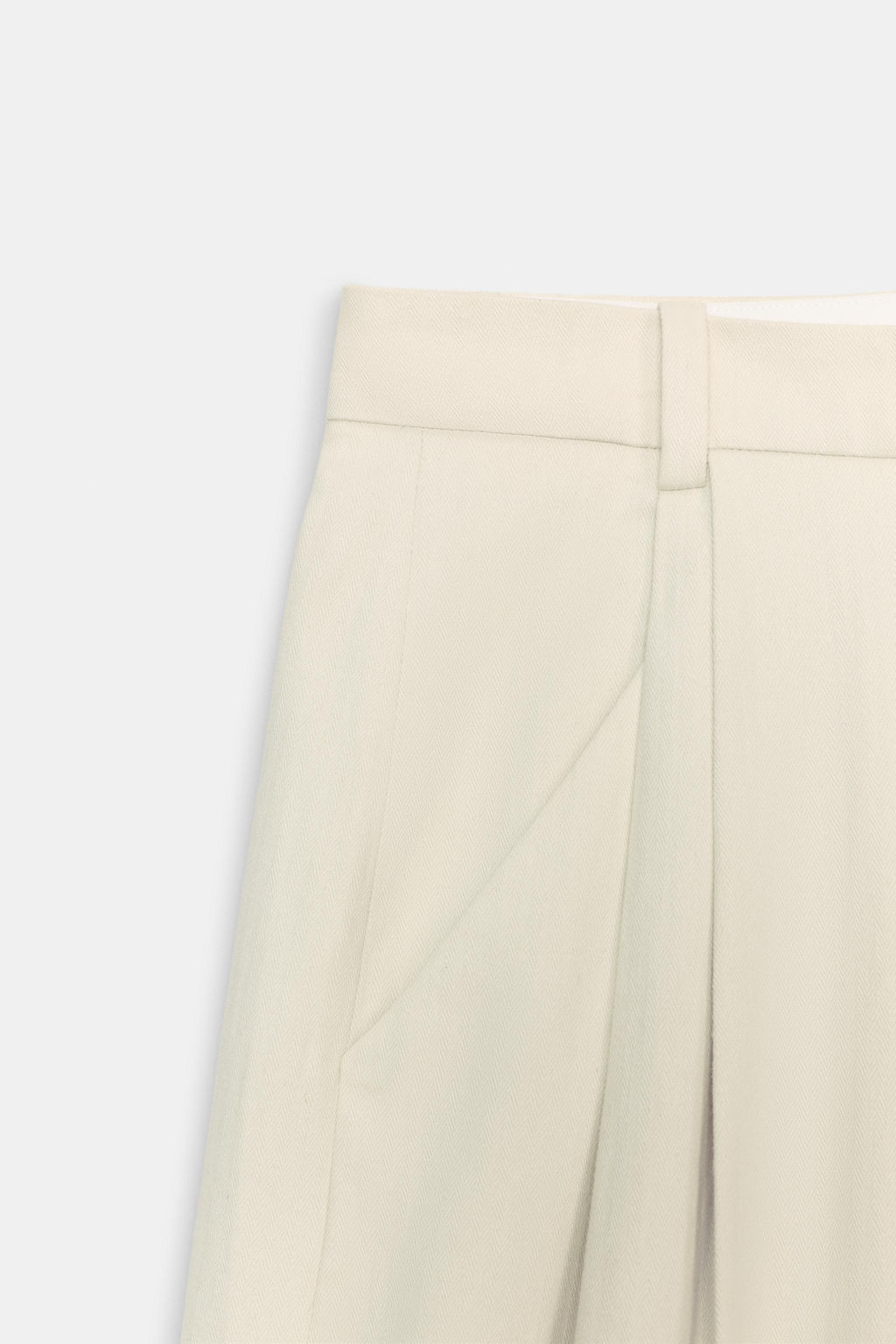 PANTAL?N PLIEGUES CON LINO ZW COLLECTION / Crudo - Zara фото 8