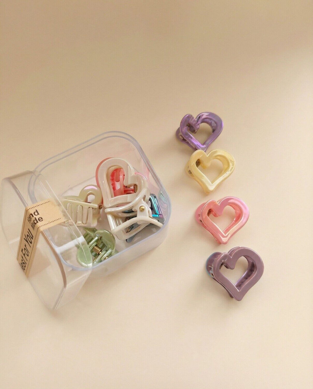 Набор крабиков для волос в боксе (10 шт)