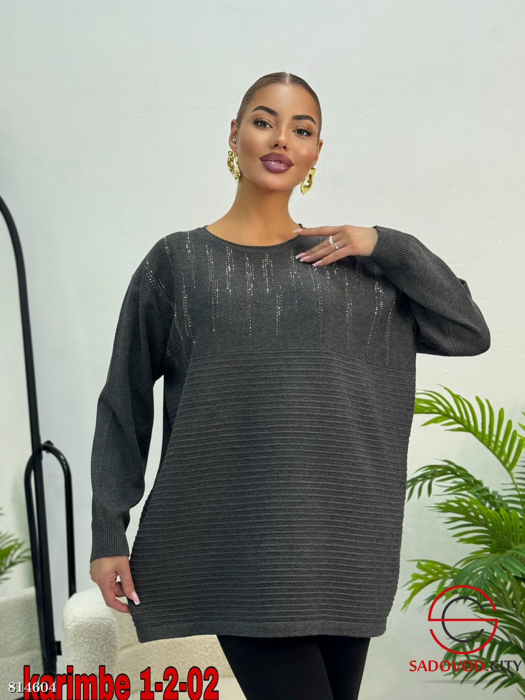 Кофта женская со стразами - Bruno фото 9