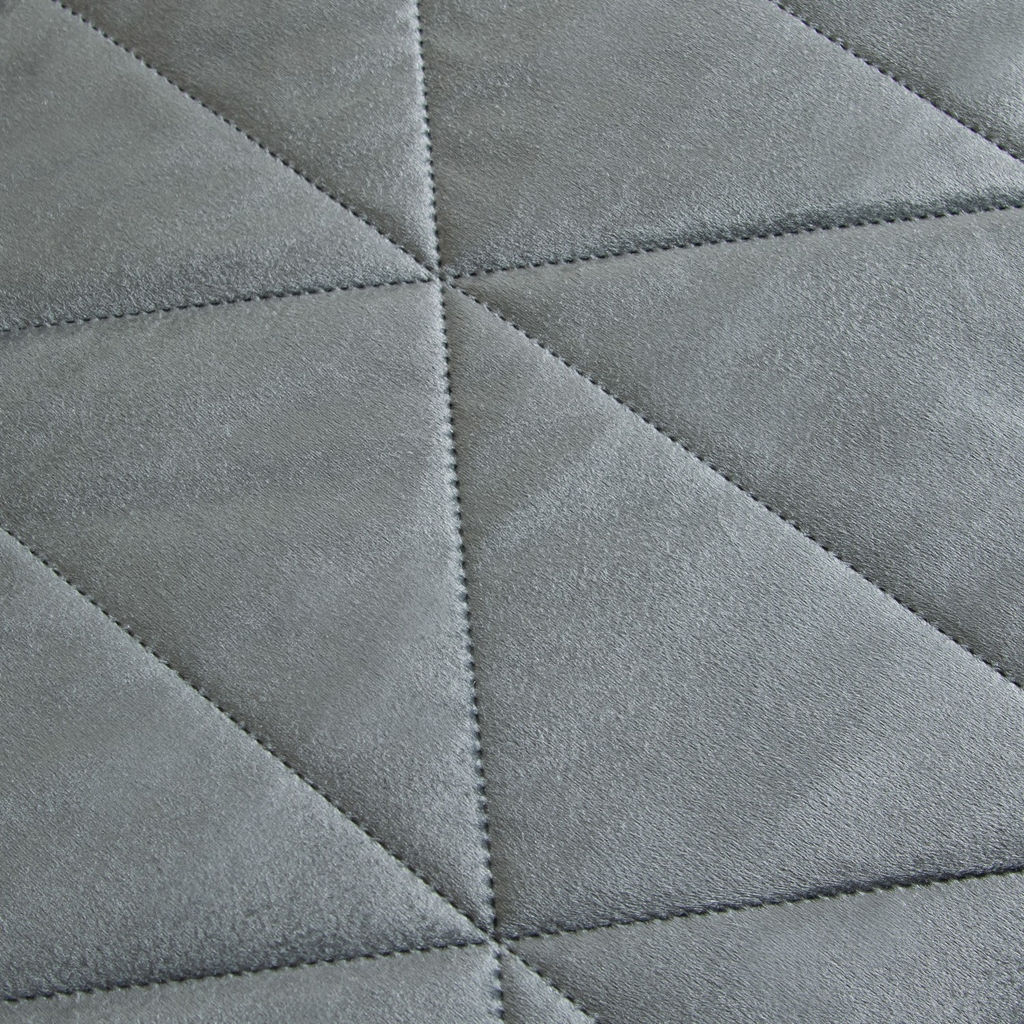 Велюровое покрывало в клетку и две наволочки OVL039 160*220/50-70 1 шт - Ситрейд фото 4