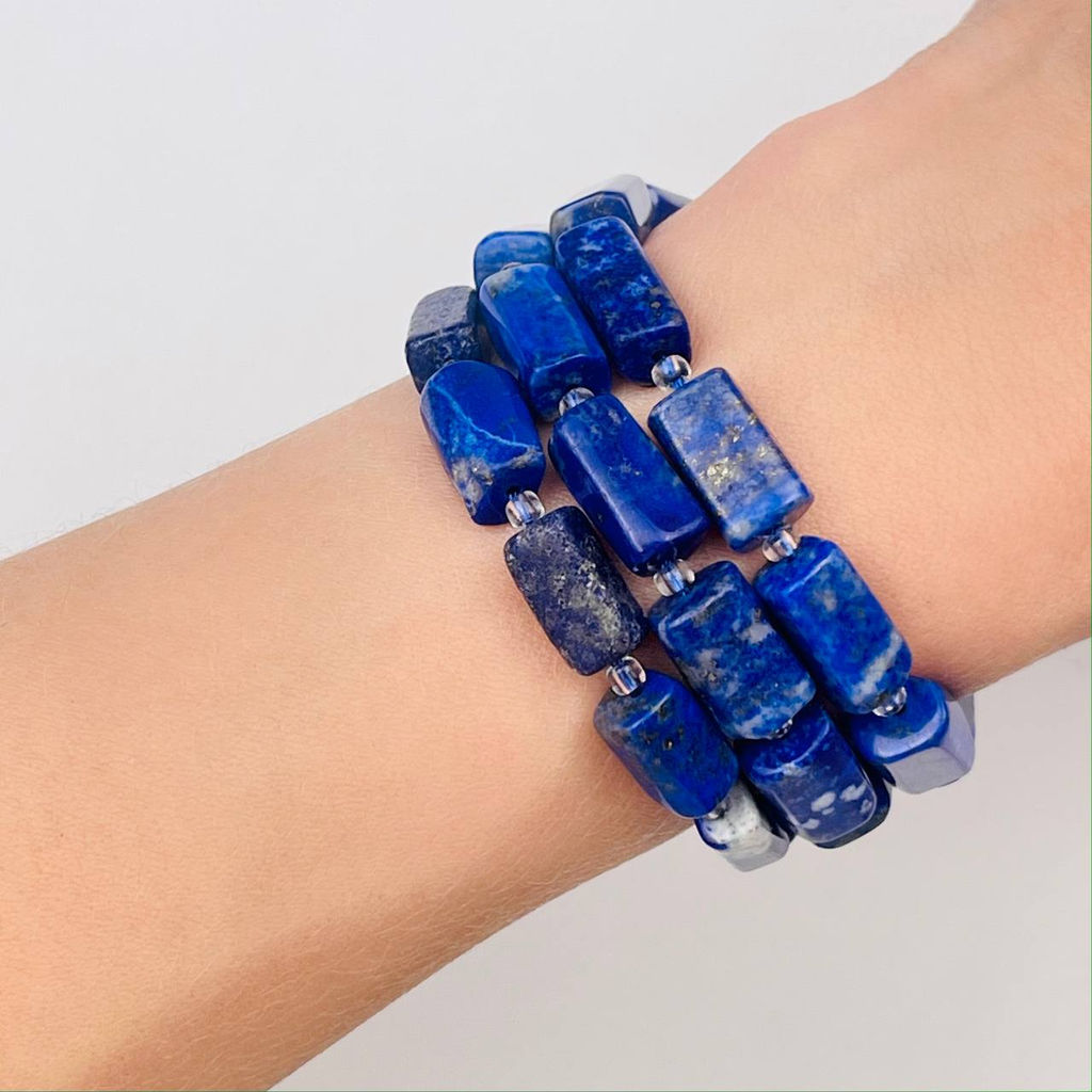 Бусины для украшений из Лазурита 40 см