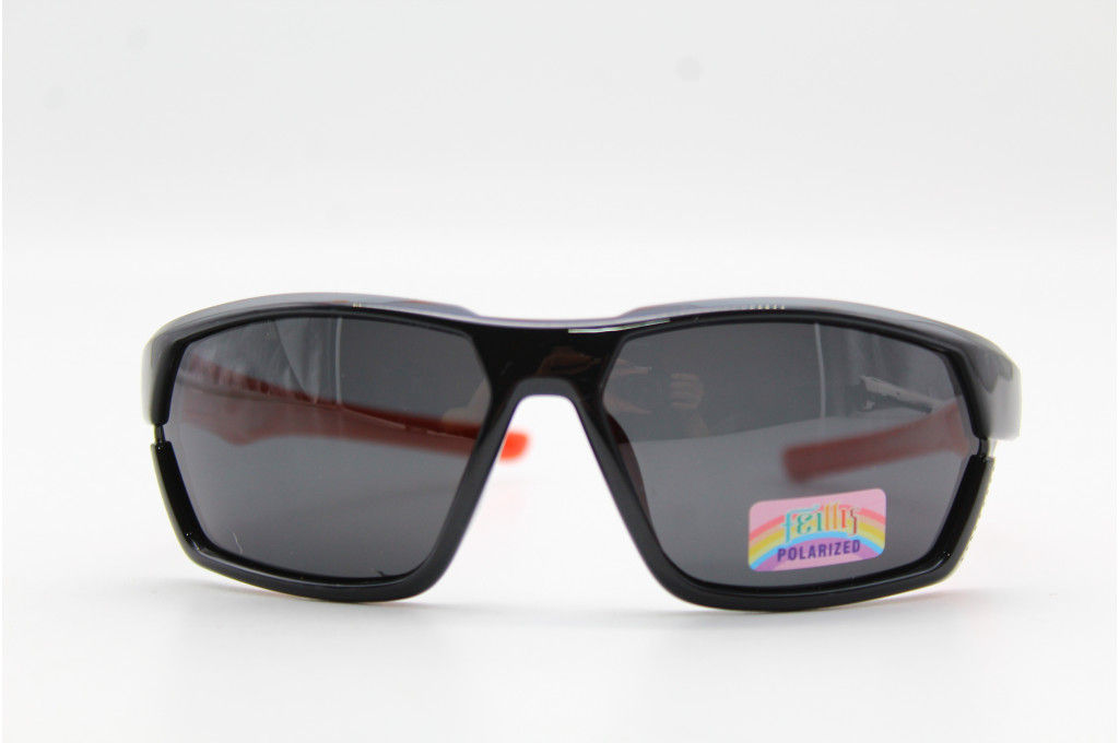 Солнцезащитные очки Feillis Polarized (детские) 66649 57-14-116 черн.с красными дужками