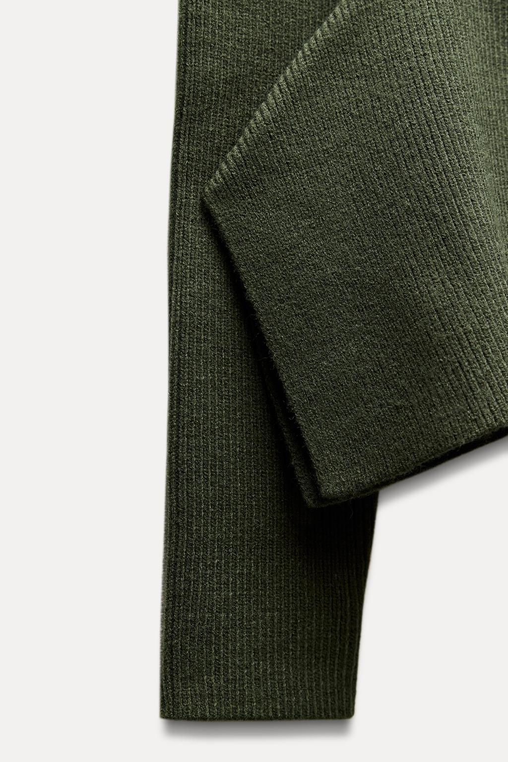 KNIT PEPLUM SWEATER - Zara фото 7